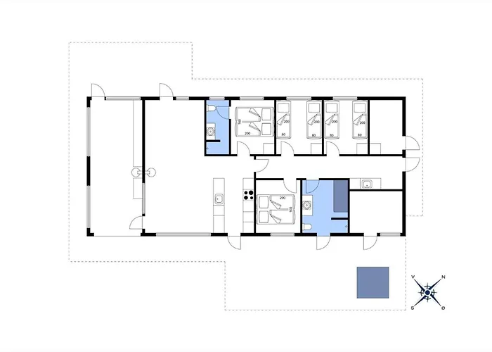 بيت للعطل 268-harboore-vejlby-klit-331 *